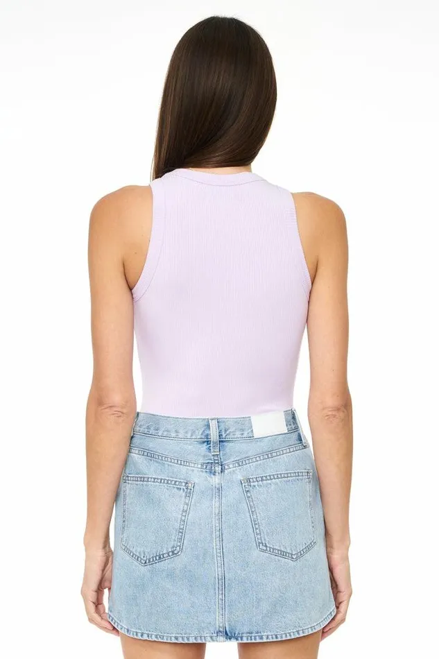 Pistola Denim Tops Women Blake Crewneck Bodysuit 8211 Taro Taro