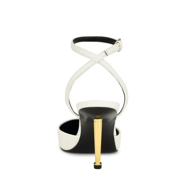Plaza Ankle Strap Pumps White Women Nine West Pumps Plaza Ankle Strap Pumps White Women Nine West Pumps