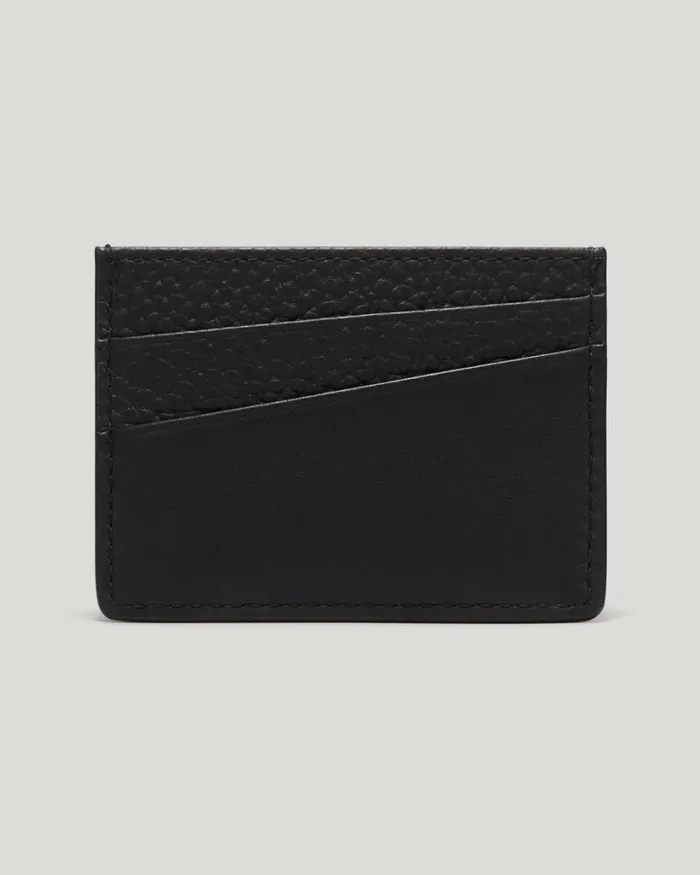 Politix Bags Men Leather Card Holder Black