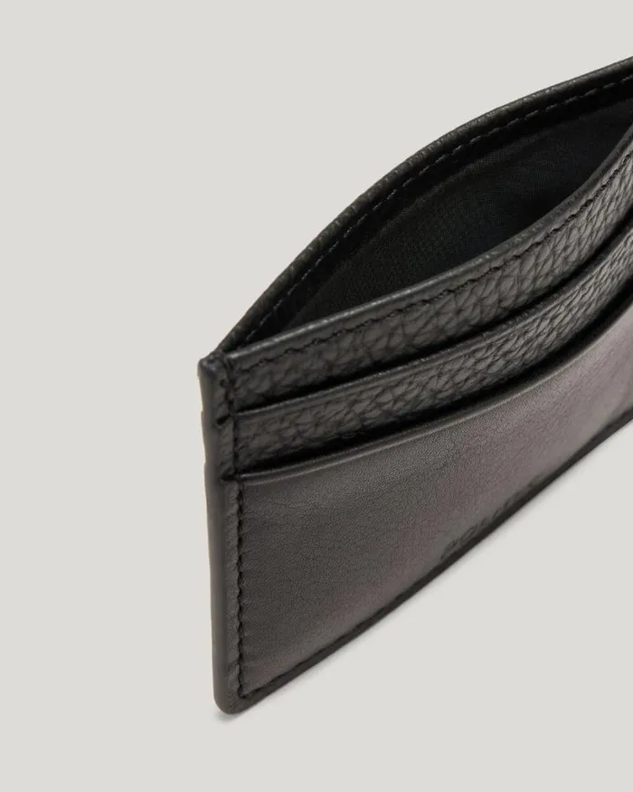 Politix Bags Men Leather Card Holder Black