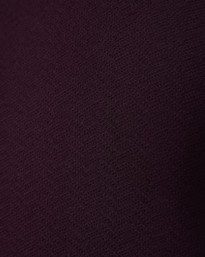 Politix Polo Shirts Men Textured Zipup Polo Aubergine