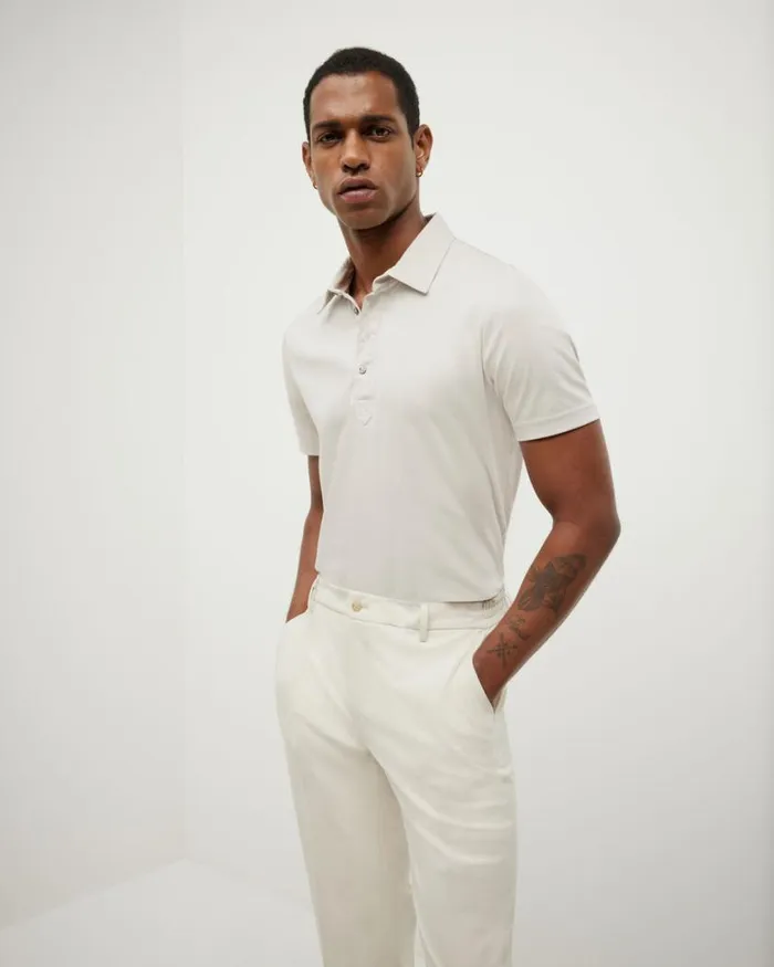 Politix Polo Shirts Men Travel Short Sleeve Polo Neutral