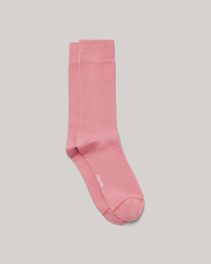 Politix Socks Men Australian Cotton Blended Sock Rose