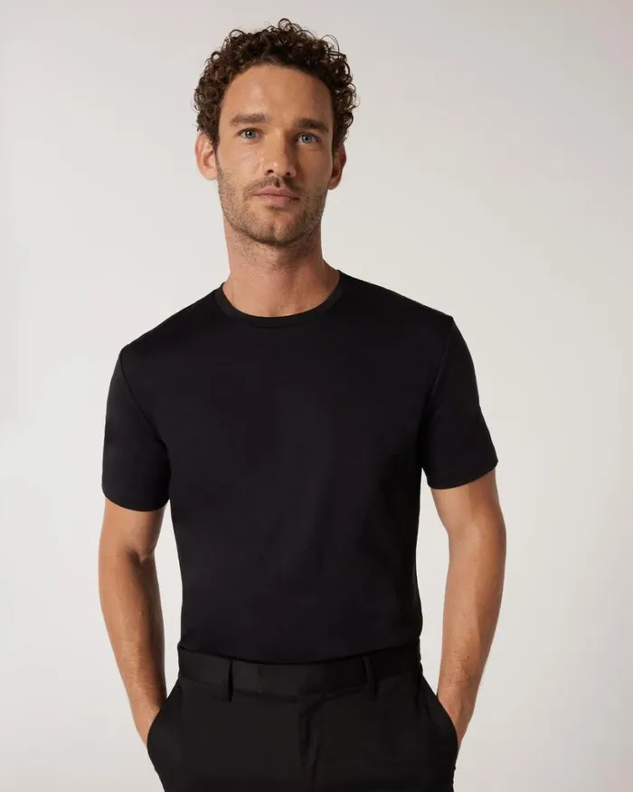 Politix TShirts Men Slim Travel Tee Black
