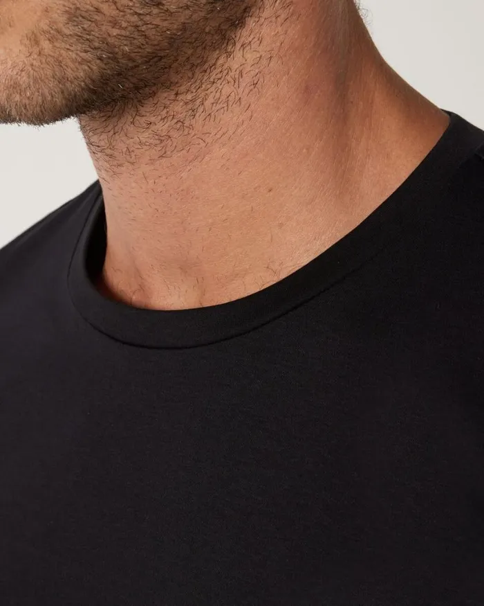 Politix TShirts Men Slim Travel Tee Black