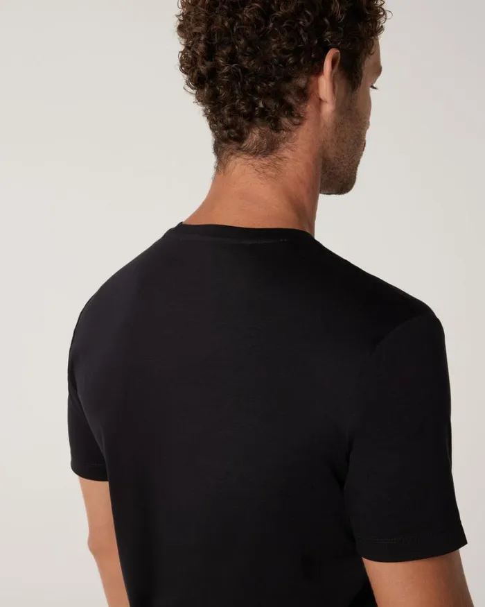 Politix TShirts Men Slim Travel Tee Black