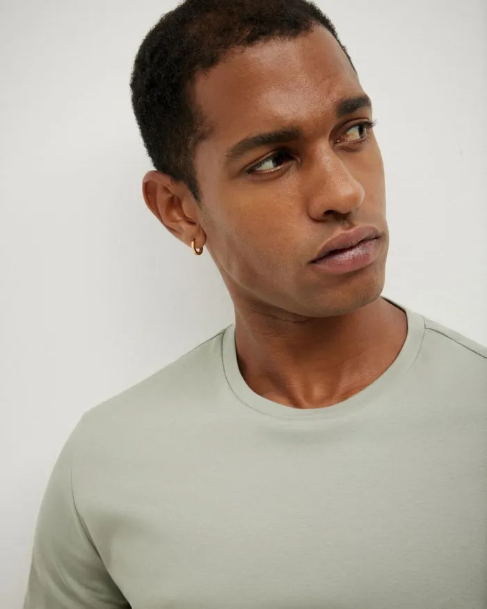 Politix TShirts Men Slim Travel Tee Eucalyptus