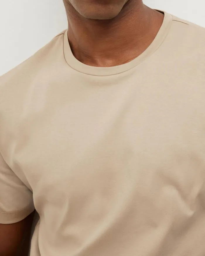 Politix TShirts Men Slim Travel Tee Light Tan