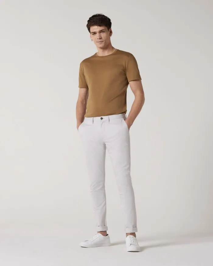 Politix TShirts Men Slim Travel Tee Tan