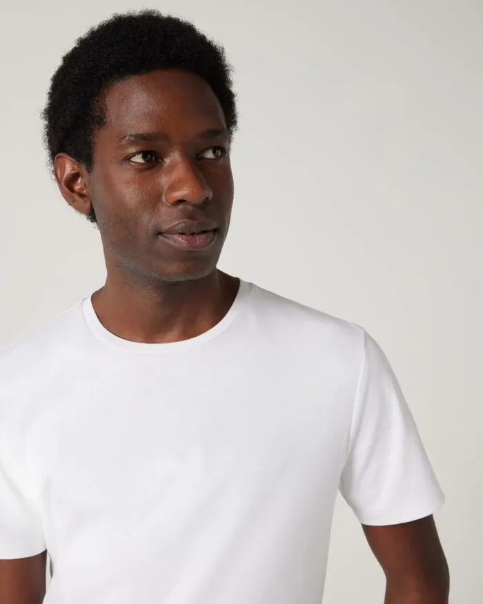 Politix TShirts Men Slim Travel Tee White