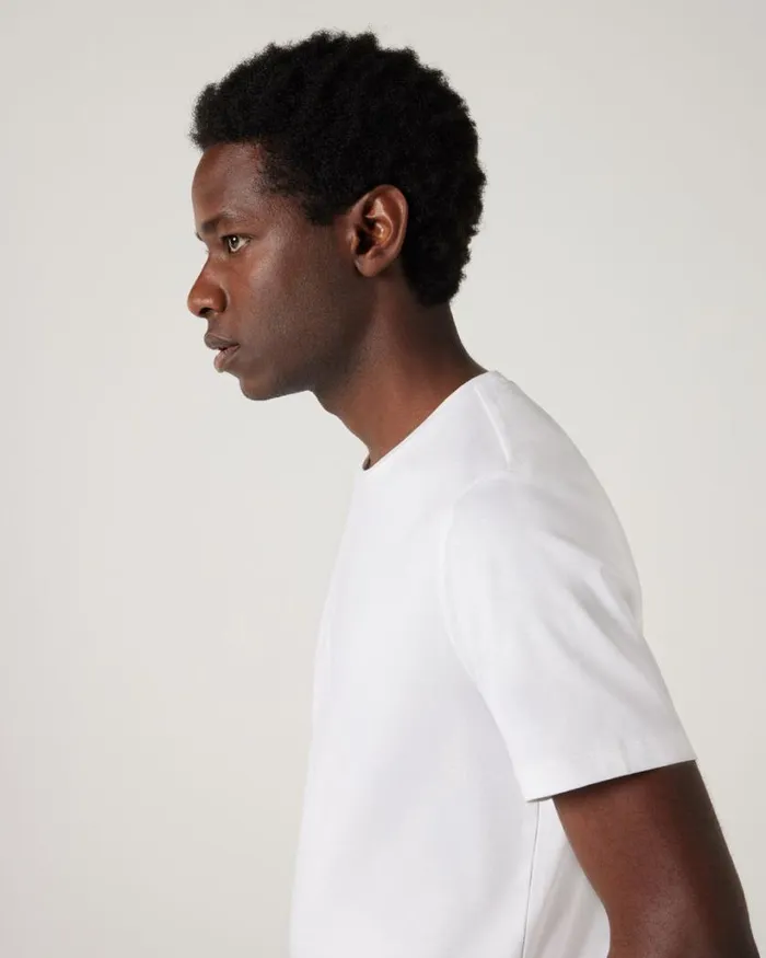 Politix TShirts Men Slim Travel Tee White