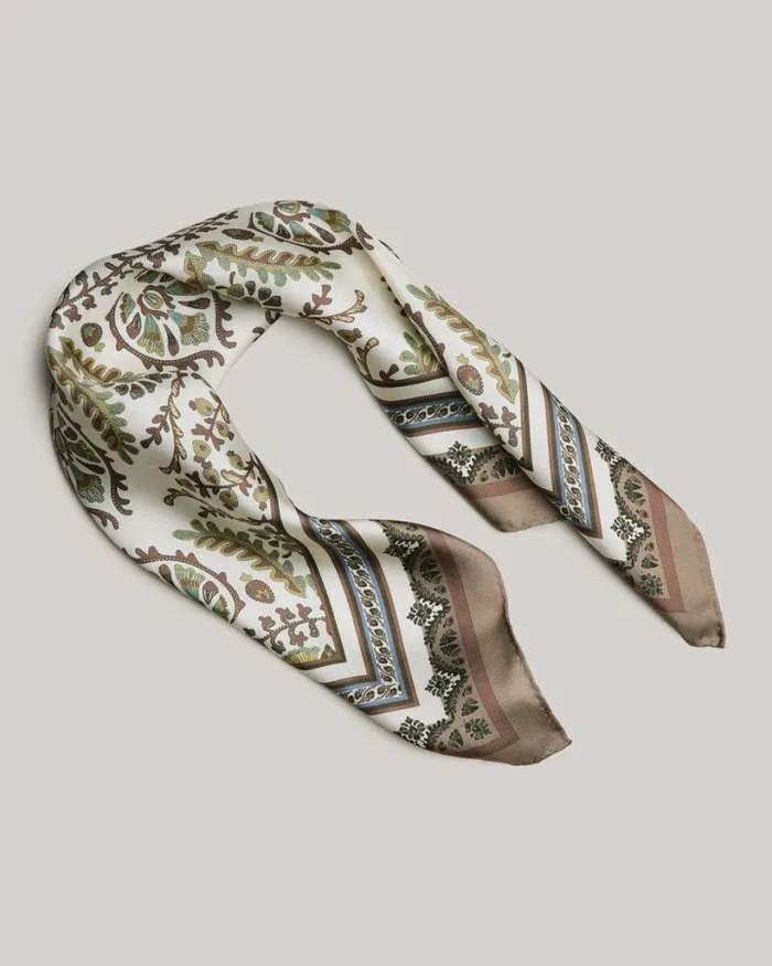 Politix Ties Men Printed Neck Scarf Natural