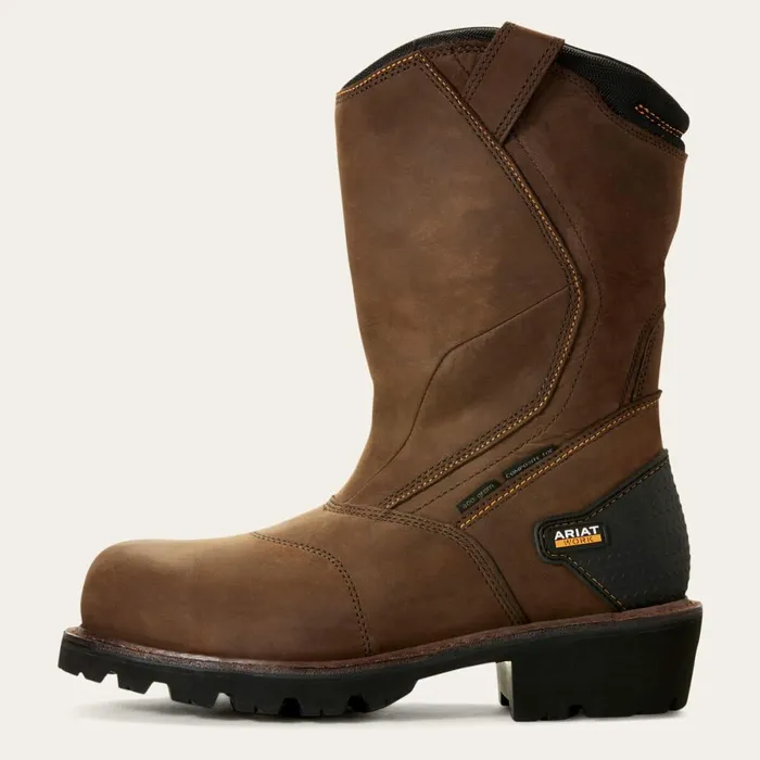 Powerline 400G Waterproof 400g Composite Toe Work Boot Oily Distressed Brown Men Ariat Work Boots Powerline 400G Waterproof 400g Composite Toe Work Boot Oily Distressed Brown Men Ariat Work Boots