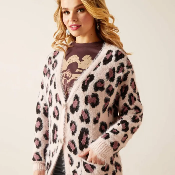 Pretty In Pink Sweater Pink Leopard Women Ariat Sweatshirts and Hoodies Pretty In Pink Sweater Pink Leopard Women Ariat Sweatshirts and Hoodies
