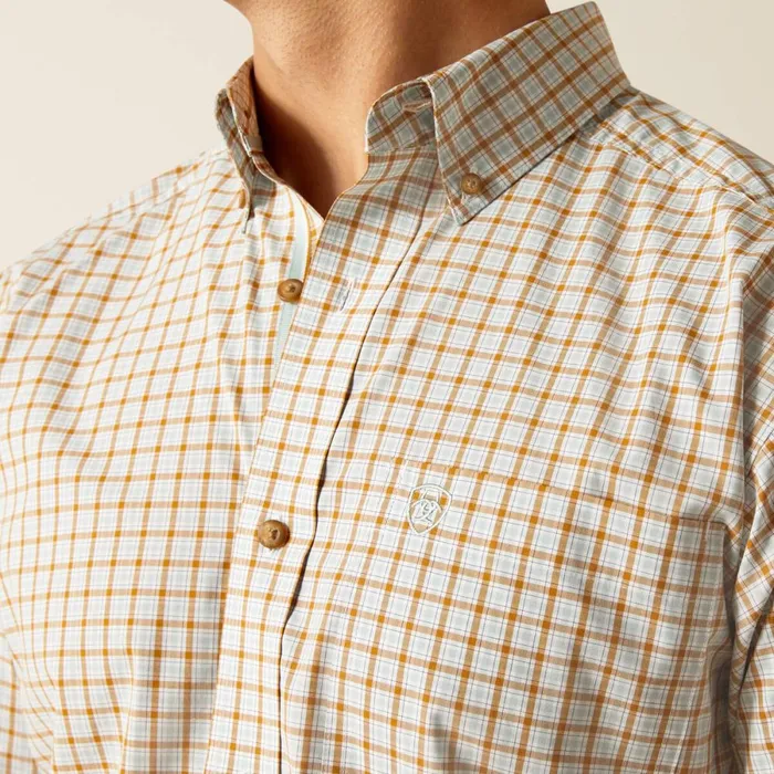 Pro Series Eli Fitted Shirt Turquoise Men Ariat Button Down Shirts Pro Series Eli Fitted Shirt Turquoise Men Ariat Button Down Shirts