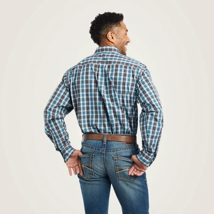 Pro Series Team Cade Classic Fit Shirt Ocean Depth Men Ariat Button Down Shirts Pro Series Team Cade Classic Fit Shirt Ocean Depth Men Ariat Button Down Shirts