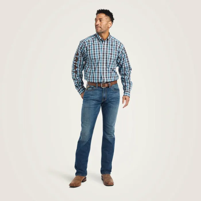 Pro Series Team Cade Classic Fit Shirt Ocean Depth Men Ariat Button Down Shirts Pro Series Team Cade Classic Fit Shirt Ocean Depth Men Ariat Button Down Shirts