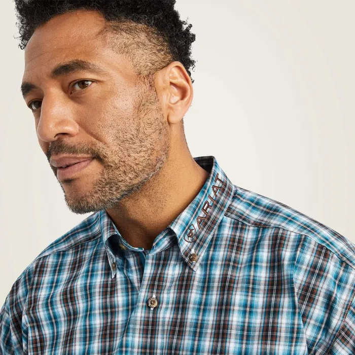 Pro Series Team Cade Classic Fit Shirt Ocean Depth Men Ariat Button Down Shirts Pro Series Team Cade Classic Fit Shirt Ocean Depth Men Ariat Button Down Shirts