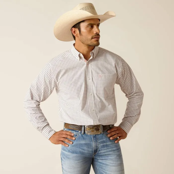 Pro Series Tristin Classic Fit Shirt White Men Ariat Button Down Shirts