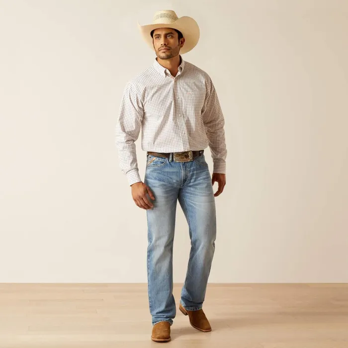 Pro Series Tristin Classic Fit Shirt White Men Ariat Button Down Shirts Pro Series Tristin Classic Fit Shirt White Men Ariat Button Down Shirts