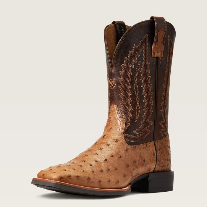 Quantum Primo Western Boot Ranger Full Quill Ostrich Men Ariat Western Boots