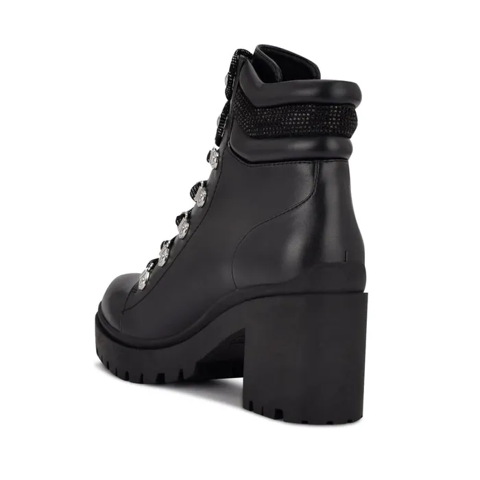 Qwork Lug Sole Booties Black Women Nine West Boots and Booties Qwork Lug Sole Booties Black Women Nine West Boots and Booties