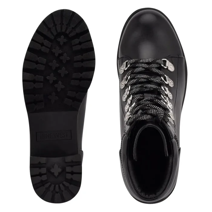 Qwork Lug Sole Booties Black Women Nine West Boots and Booties Qwork Lug Sole Booties Black Women Nine West Boots and Booties
