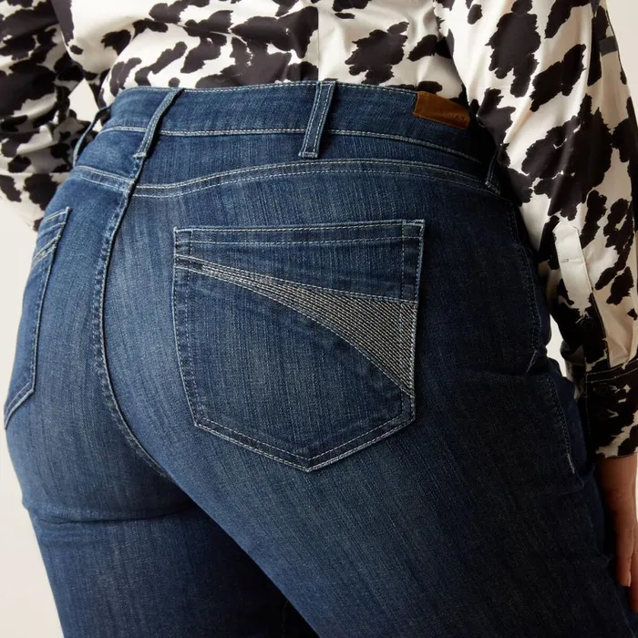 REAL Mid Rise Angela Trouser Jean Midnight Women Ariat Denim REAL Mid Rise Angela Trouser Jean Midnight Women Ariat Denim