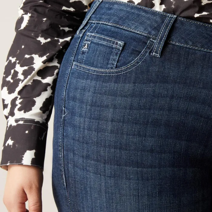 REAL Mid Rise Angela Trouser Jean Midnight Women Ariat Denim REAL Mid Rise Angela Trouser Jean Midnight Women Ariat Denim