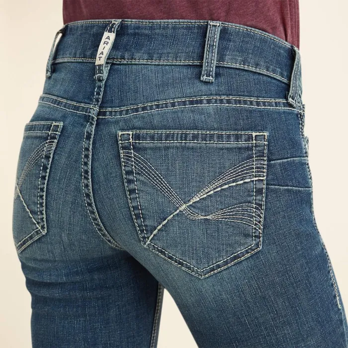 REAL Mid Rise Michela Straight Jean Torrance Women Ariat Denim REAL Mid Rise Michela Straight Jean Torrance Women Ariat Denim