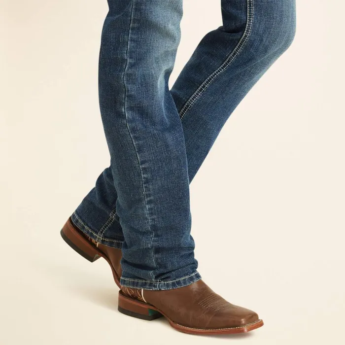 REAL Mid Rise Michela Straight Jean Torrance Women Ariat Denim REAL Mid Rise Michela Straight Jean Torrance Women Ariat Denim