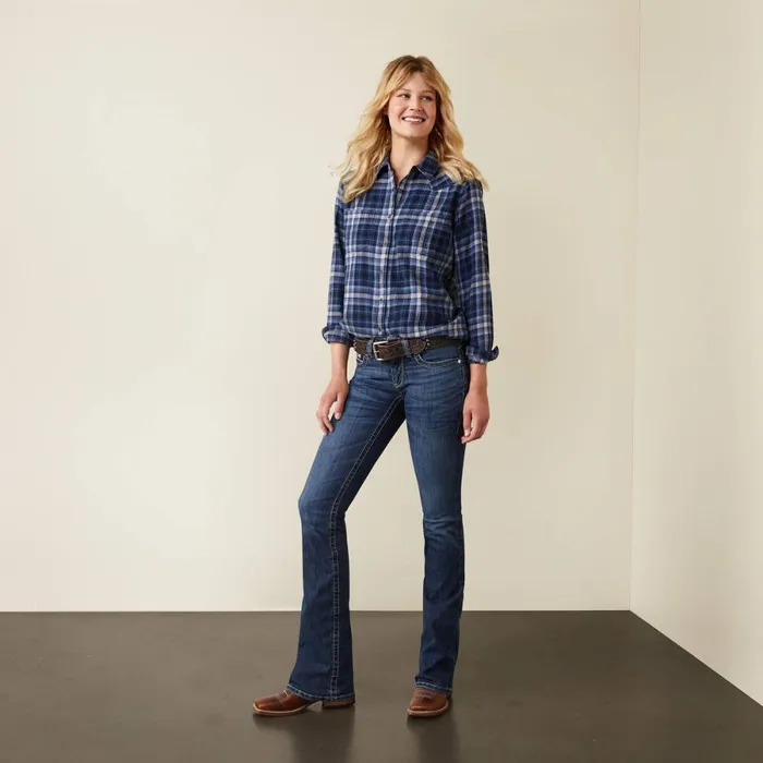 REAL Mid Rise Miriam Boot Cut Jean Irvine Women Ariat Denim REAL Mid Rise Miriam Boot Cut Jean Irvine Women Ariat Denim