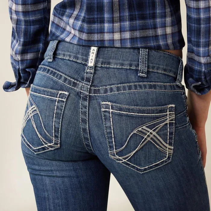 REAL Mid Rise Miriam Boot Cut Jean Irvine Women Ariat Denim REAL Mid Rise Miriam Boot Cut Jean Irvine Women Ariat Denim