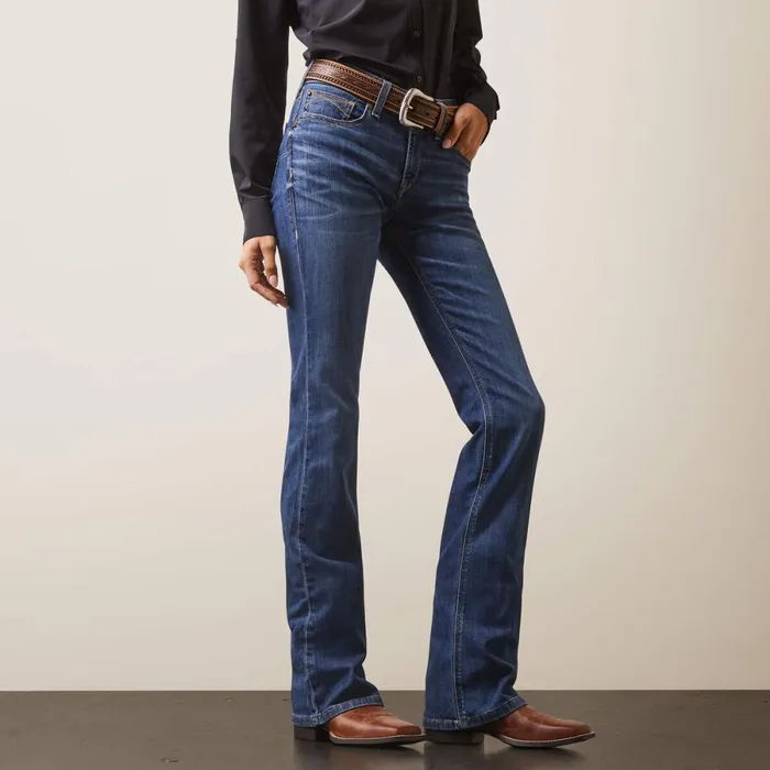 REAL Perfect Rise Leila Boot Cut Jean Irvine Women Ariat Denim