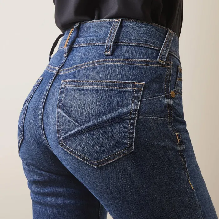 REAL Perfect Rise Leila Boot Cut Jean Irvine Women Ariat Denim REAL Perfect Rise Leila Boot Cut Jean Irvine Women Ariat Denim