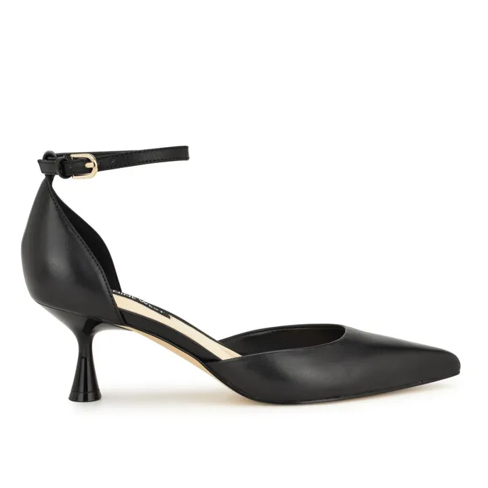 Racha Ankle Strap Pumps Black Women Nine West Pumps
