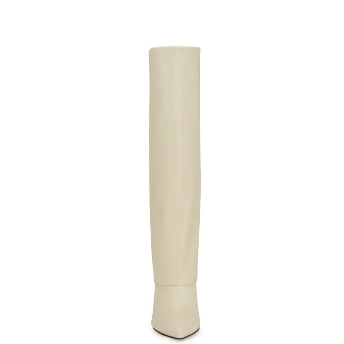 Radish Dress Boots Ivory Women Nine West Boots and Booties Radish Dress Boots Ivory Women Nine West Boots and Booties