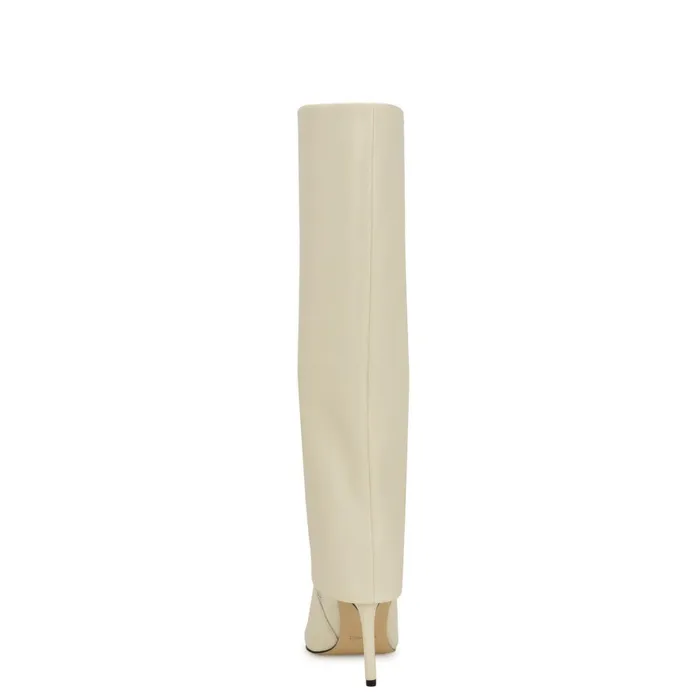 Radish Dress Boots Ivory Women Nine West Boots and Booties Radish Dress Boots Ivory Women Nine West Boots and Booties