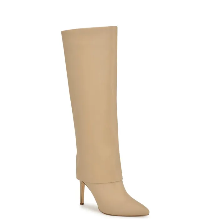 Radish Dress Boots Light Natural Women Nine West Boots and Booties Radish Dress Boots Light Natural Women Nine West Boots and Booties