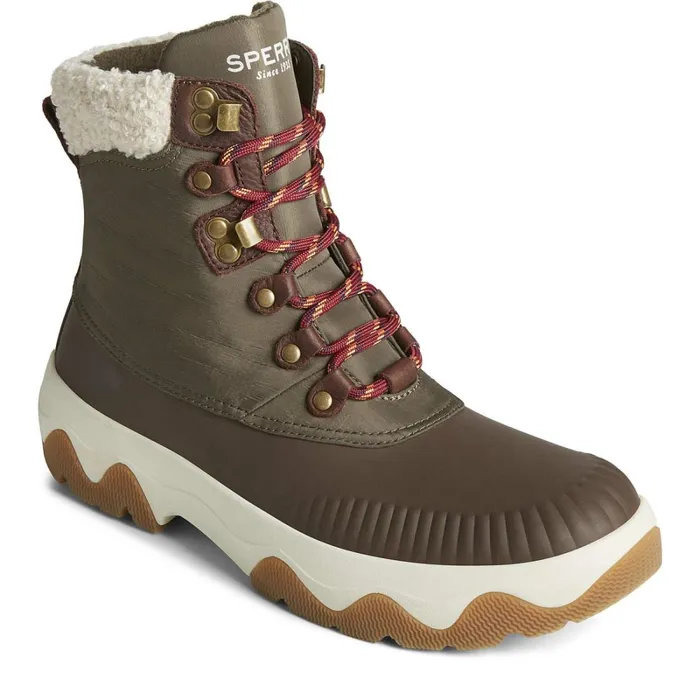 Rain and Duck Boots Women Sperry Acadia Boot Olive Rain and Duck Boots Women Sperry Acadia Boot Olive