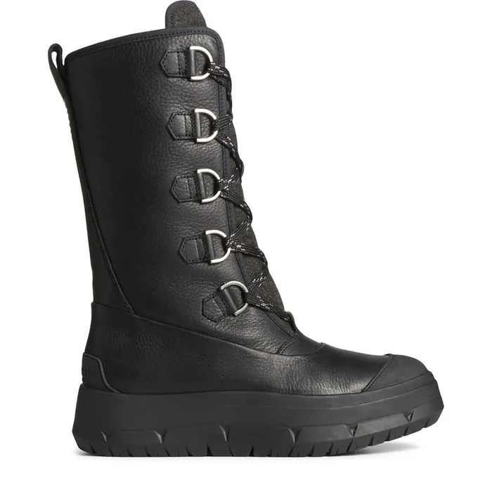 Rain and Duck Boots Women Sperry Kittery Insulated Winter Boot Black