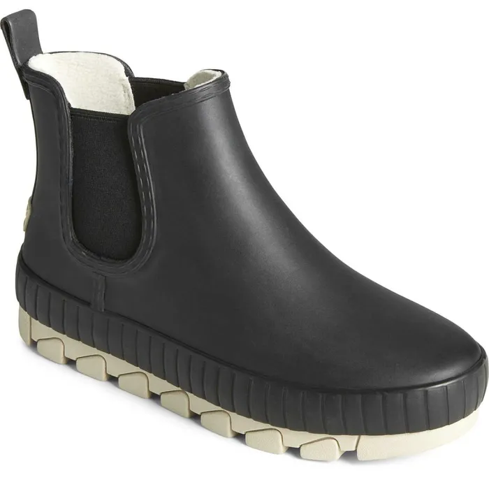 Rain and Duck Boots Women Sperry Torrent Chelsea Matte Waterproof Rain Boot Black Rain and Duck Boots Women Sperry Torrent Chelsea Matte Waterproof Rain Boot Black