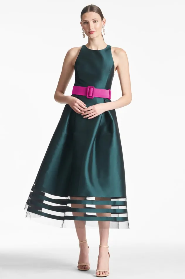 Rani Dress 8211 Forest Green Women Sachin and Babi Sleeveless