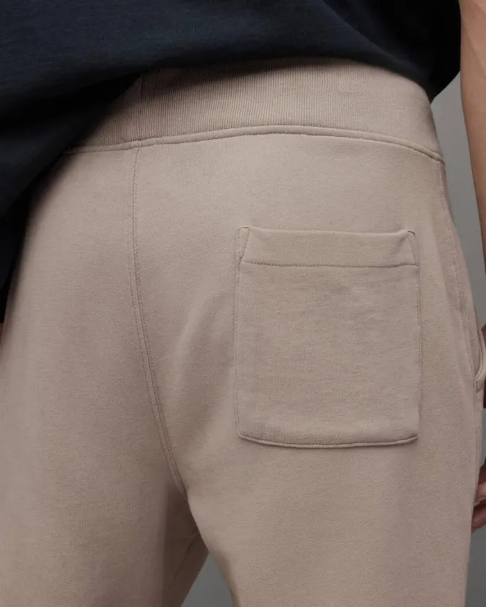 Raven Cuffed Ramskull Slim Fit Sweatpants Stone Taupe Men AllSaints Pants