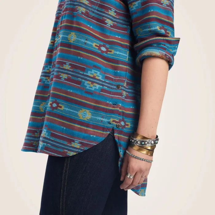 REAL Billie Rae Shirt Celestial Southwest Jacquard Women Ariat TShirts and Tops REAL Billie Rae Shirt Celestial Southwest Jacquard Women Ariat TShirts and Tops