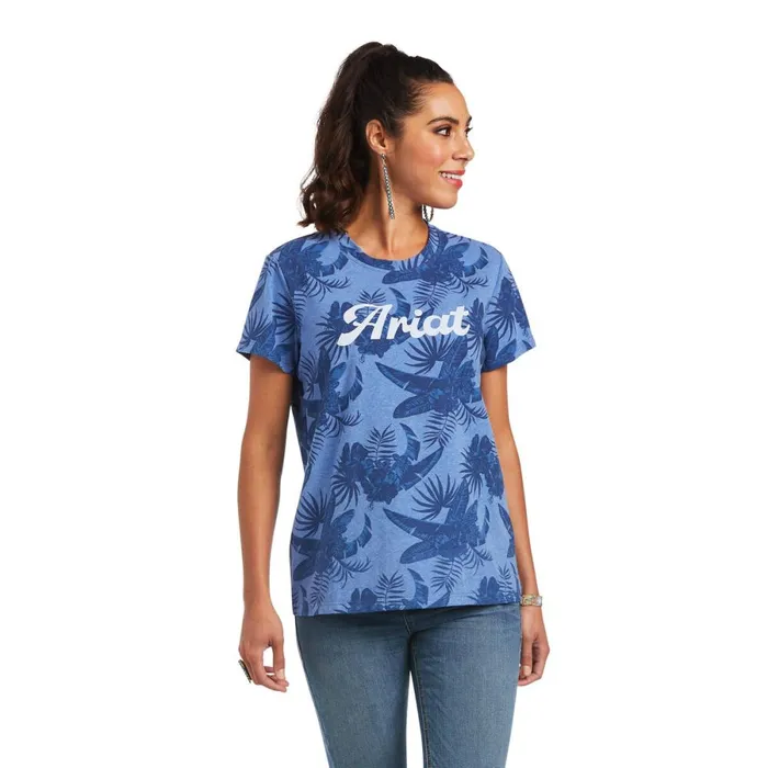 REAL Island Tee Island Shadow Print Women Ariat TShirts and Tops