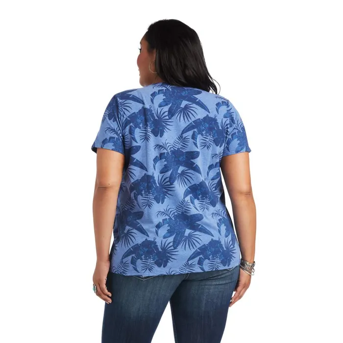 REAL Island Tee Island Shadow Print Women Ariat TShirts and Tops REAL Island Tee Island Shadow Print Women Ariat TShirts and Tops