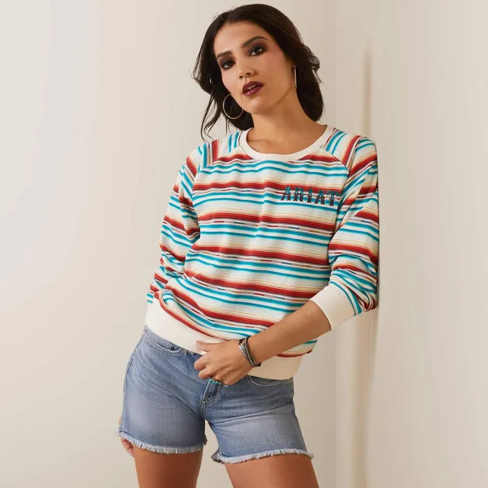 REAL Rosa Serape Sweatshirt Rosa Serape Women Ariat Sweaters and Cardigans