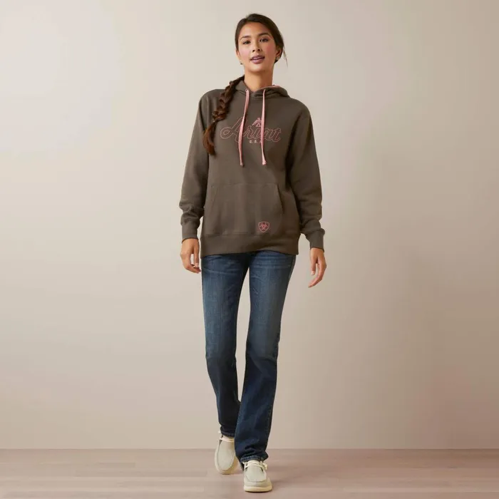 REAL Thunderbird Hoodie Banyan Bark Women Ariat Sweatshirts and Hoodies REAL Thunderbird Hoodie Banyan Bark Women Ariat Sweatshirts and Hoodies
