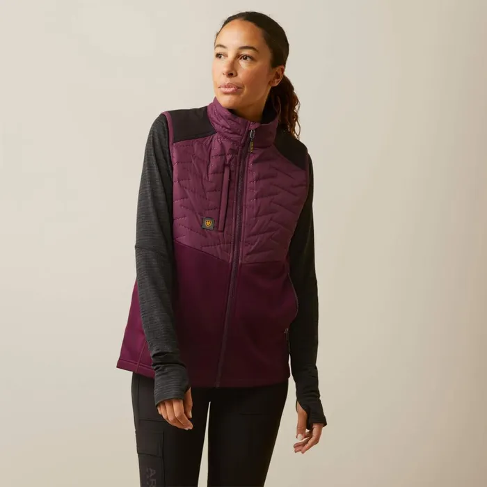Rebar Cloud 9 Insulated Vest Potent Purple Women Ariat Jackets and Vests